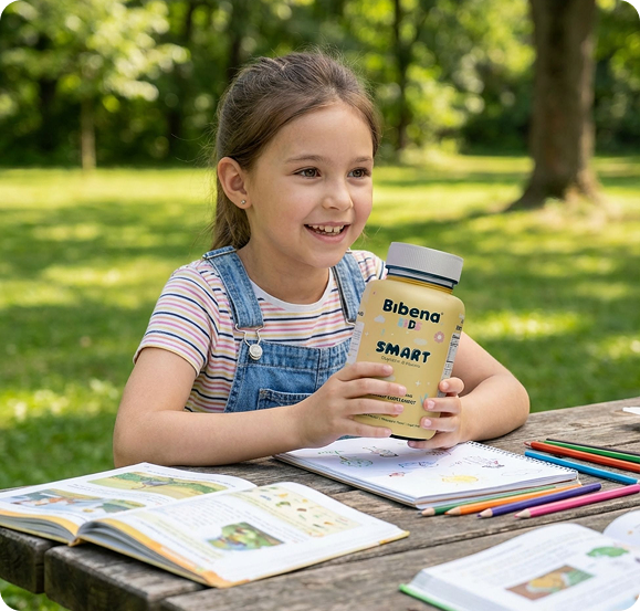 Bibena™ Kids Smart – Brain + Iron Gummy for Focus & Learning - Bibenanova
