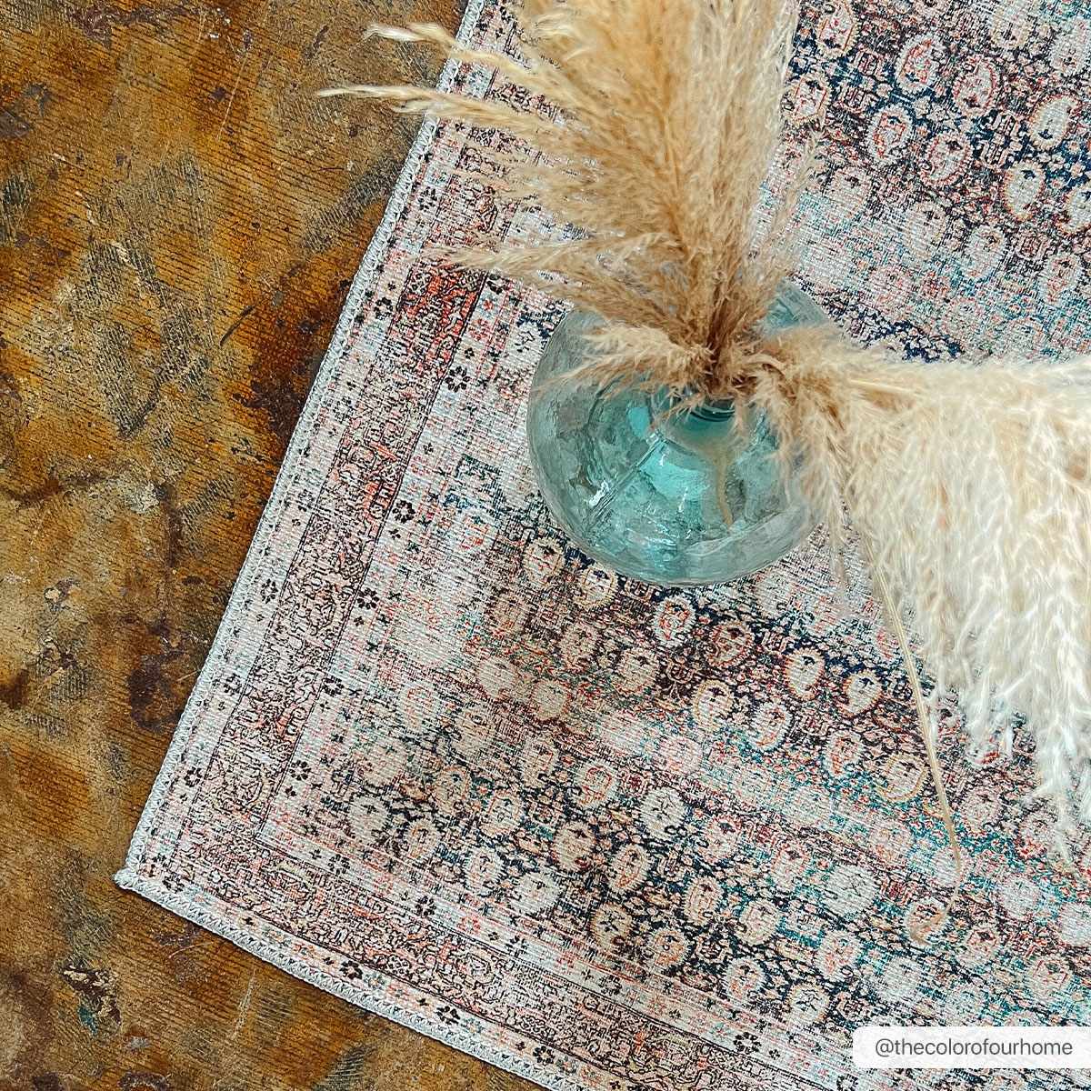 Maligaya Distressed Washable Rug - Clearance - Bibenanova usa