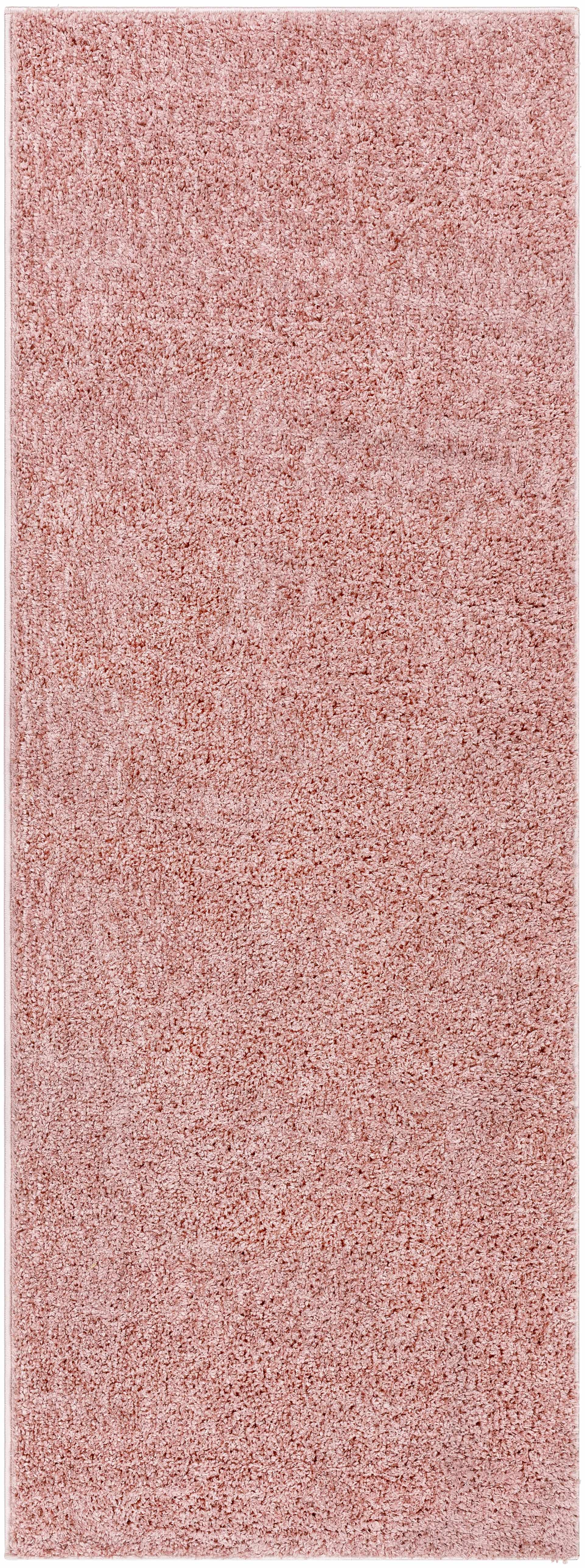 Judy Pink Plush Washable Area Rug - Clearance - Bibenanova
