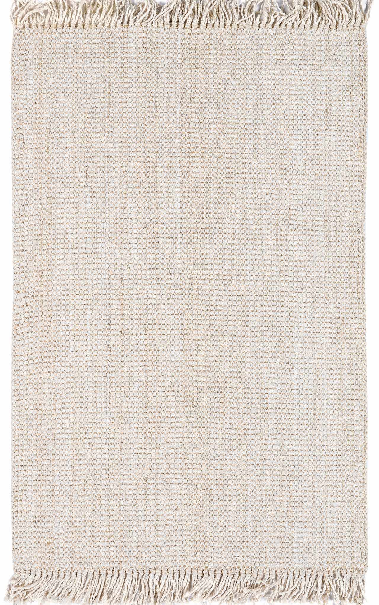 Senneterre Bleached Jute Rug - Bibenanova usa