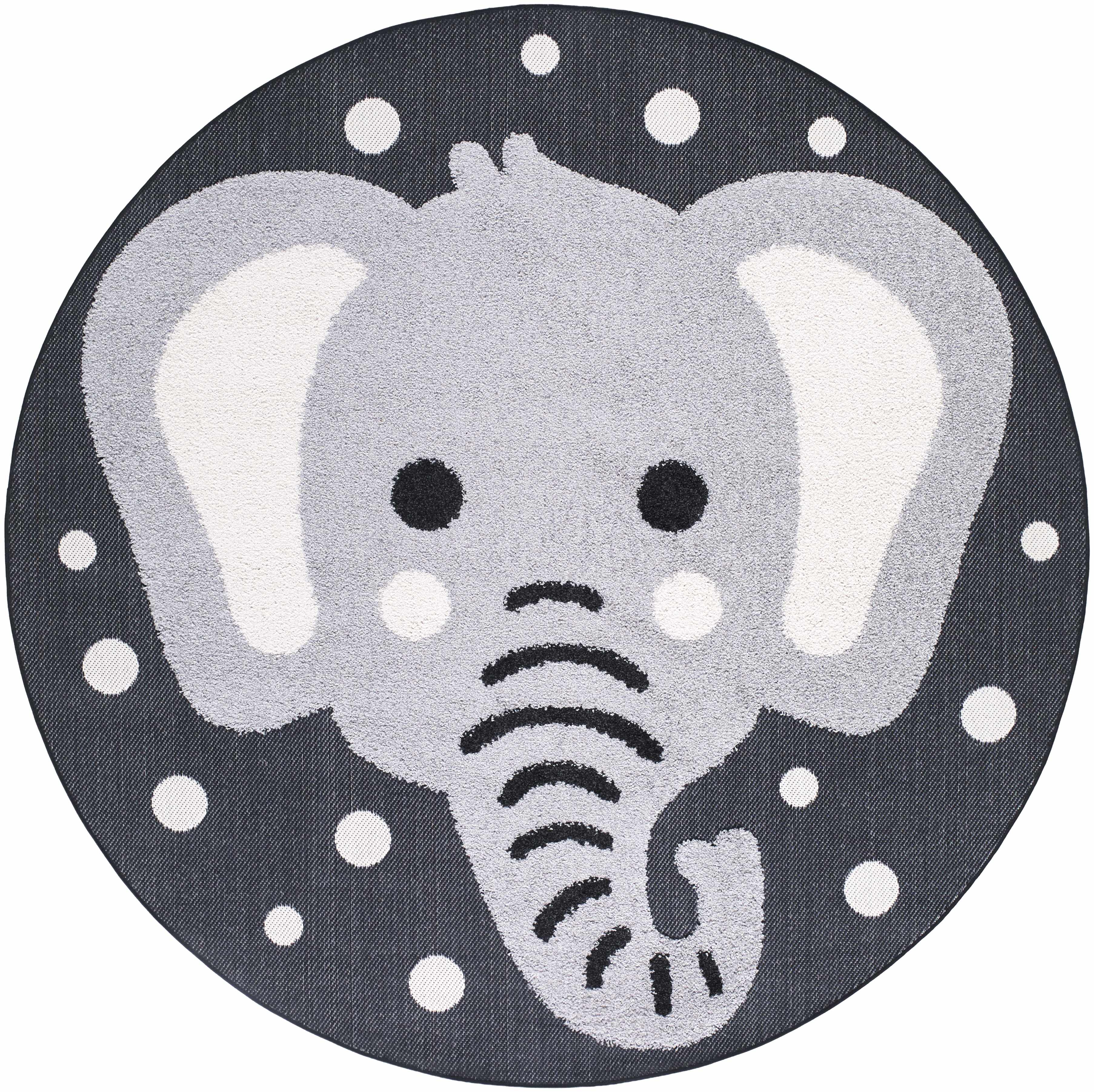 Kids Elephant Animal Print Nursery Area Rug - Clearance - Bibenanova usa