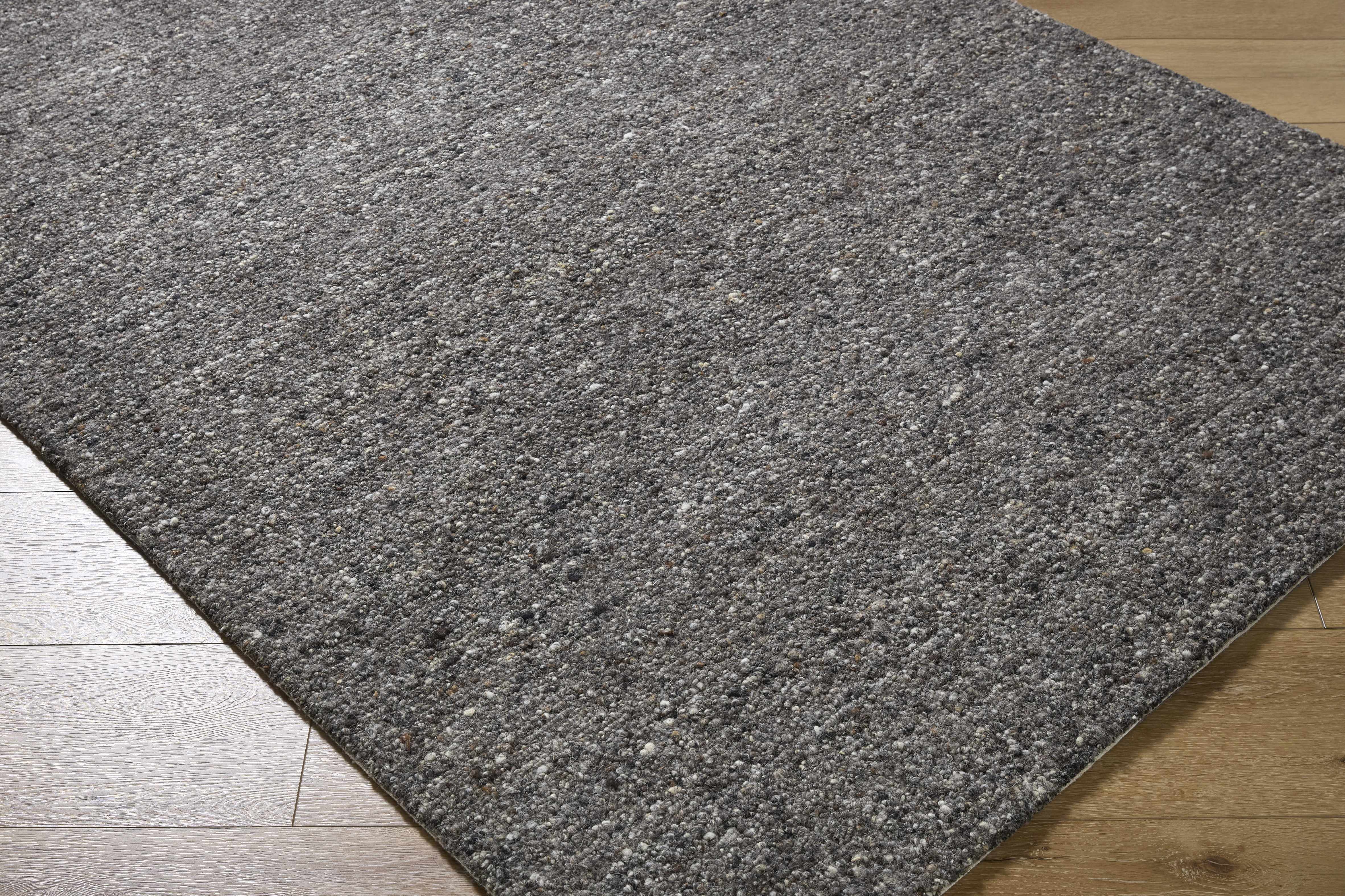 Sevan Black Wool Area Rug - Bibenanova