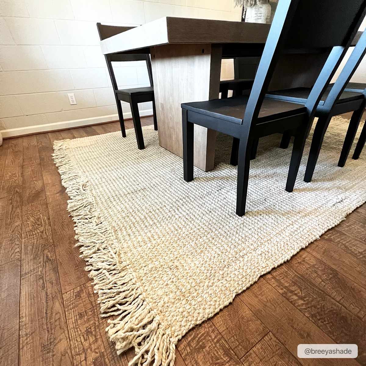 Senneterre Bleached Jute Rug - Bibenanova usa