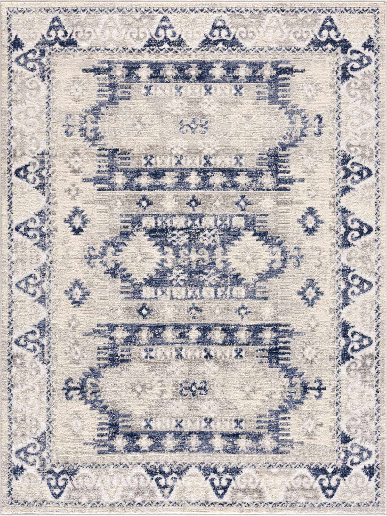 Bindi Navy Area Rug - Clearance - Bibenanova