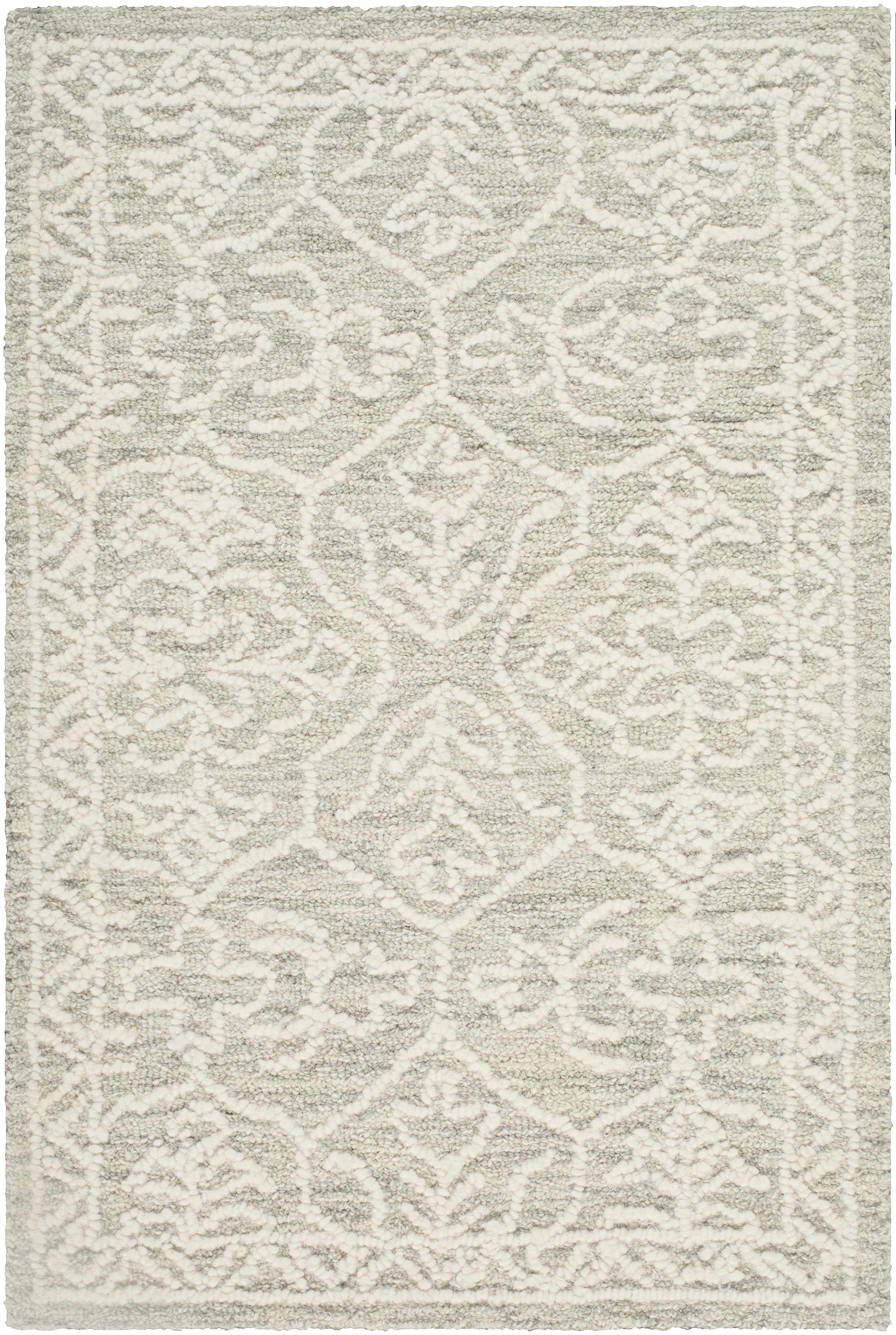 Yadid Gray Wool Area Rug - Bibenanova usa