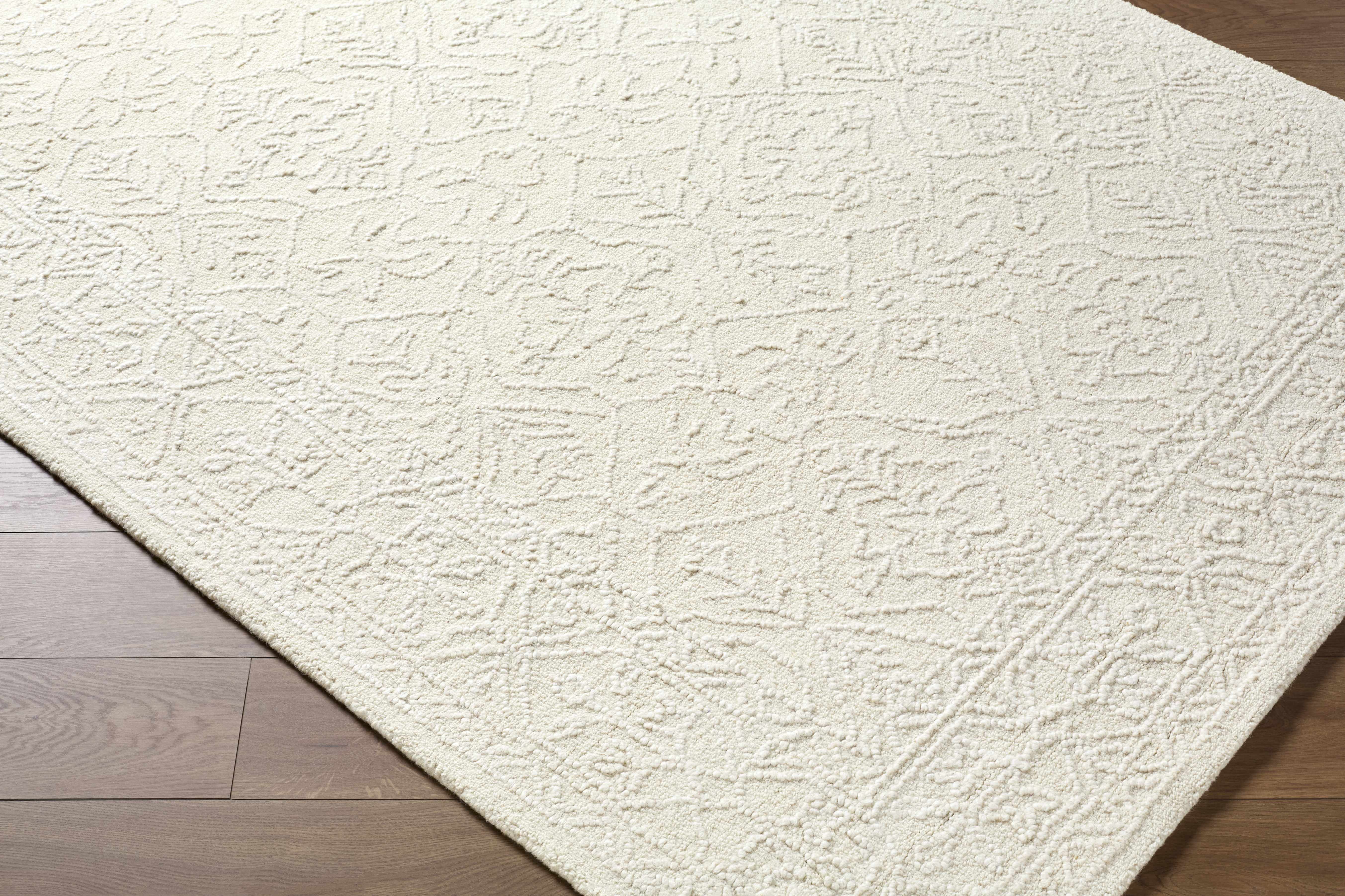 Yadid Cream Wool Area Rug - Bibenanova usa