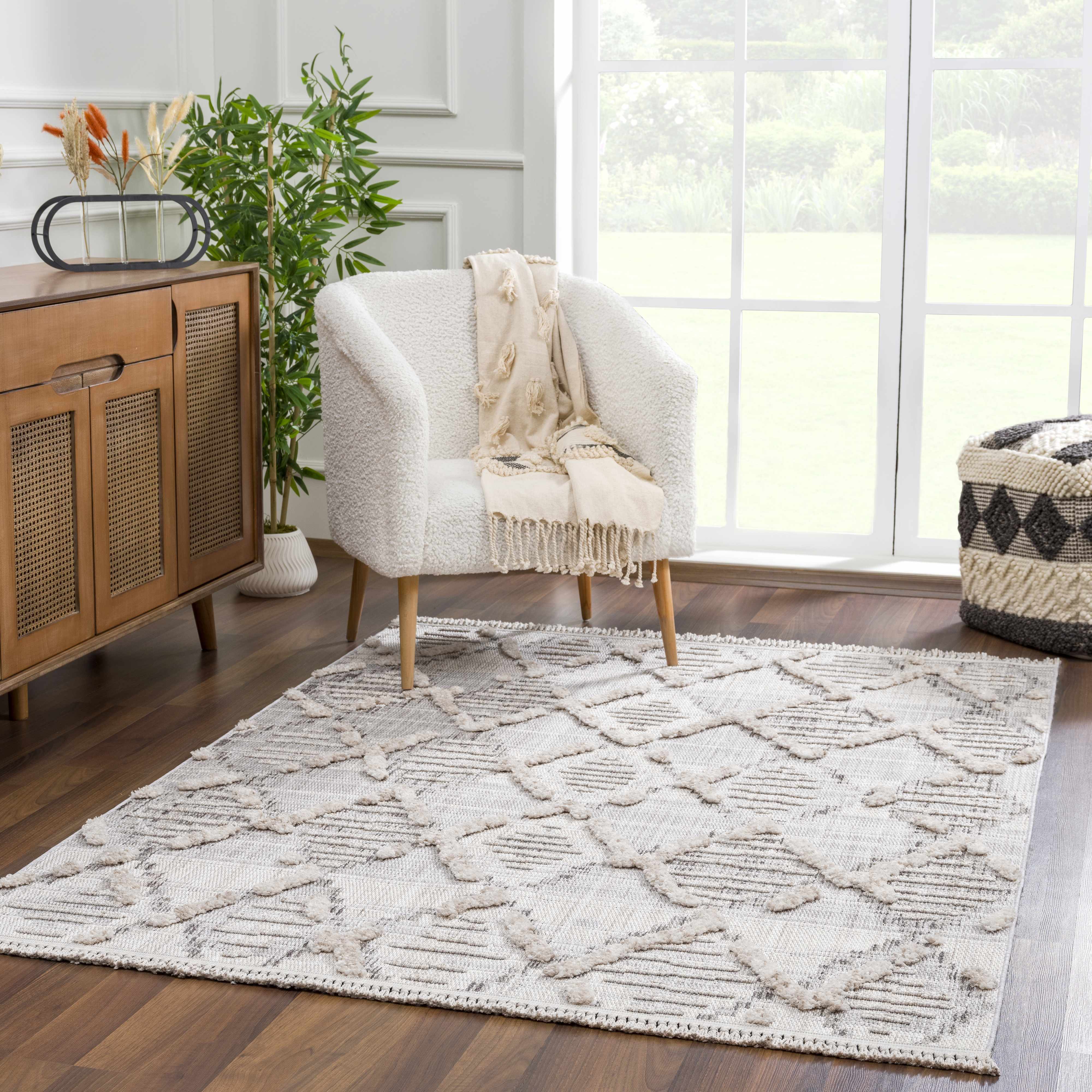 Bogtong High - Low Rustic Rug - Bibenanova