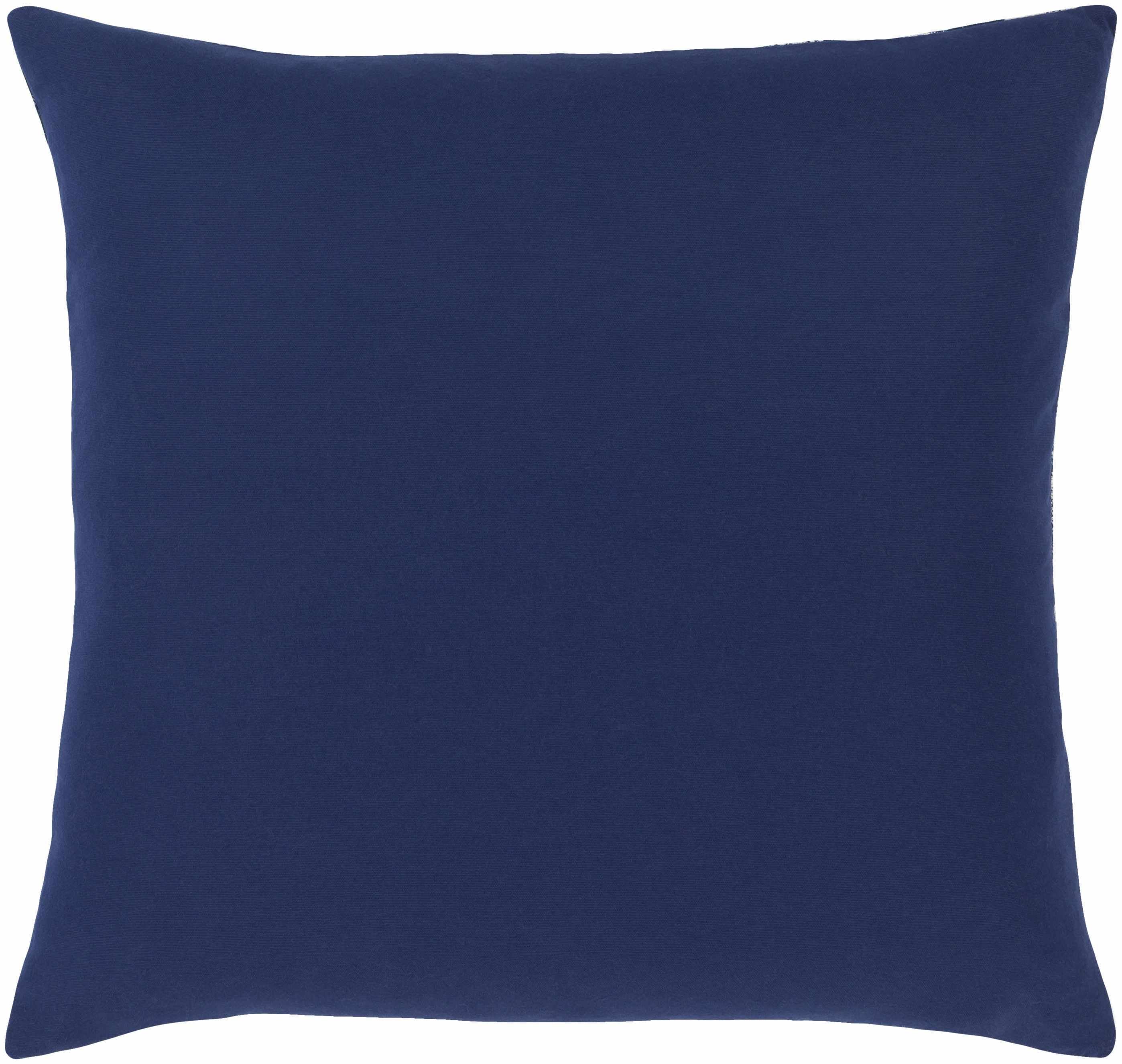 Agricola Navy Floral Bird Throw Pillow - Bibenanova