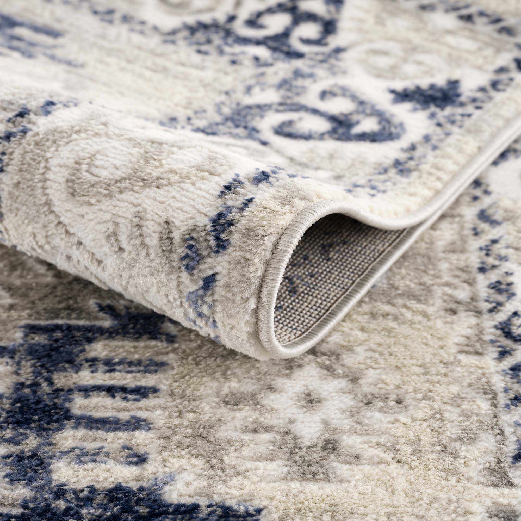 Bindi Navy Area Rug - Clearance - Bibenanova