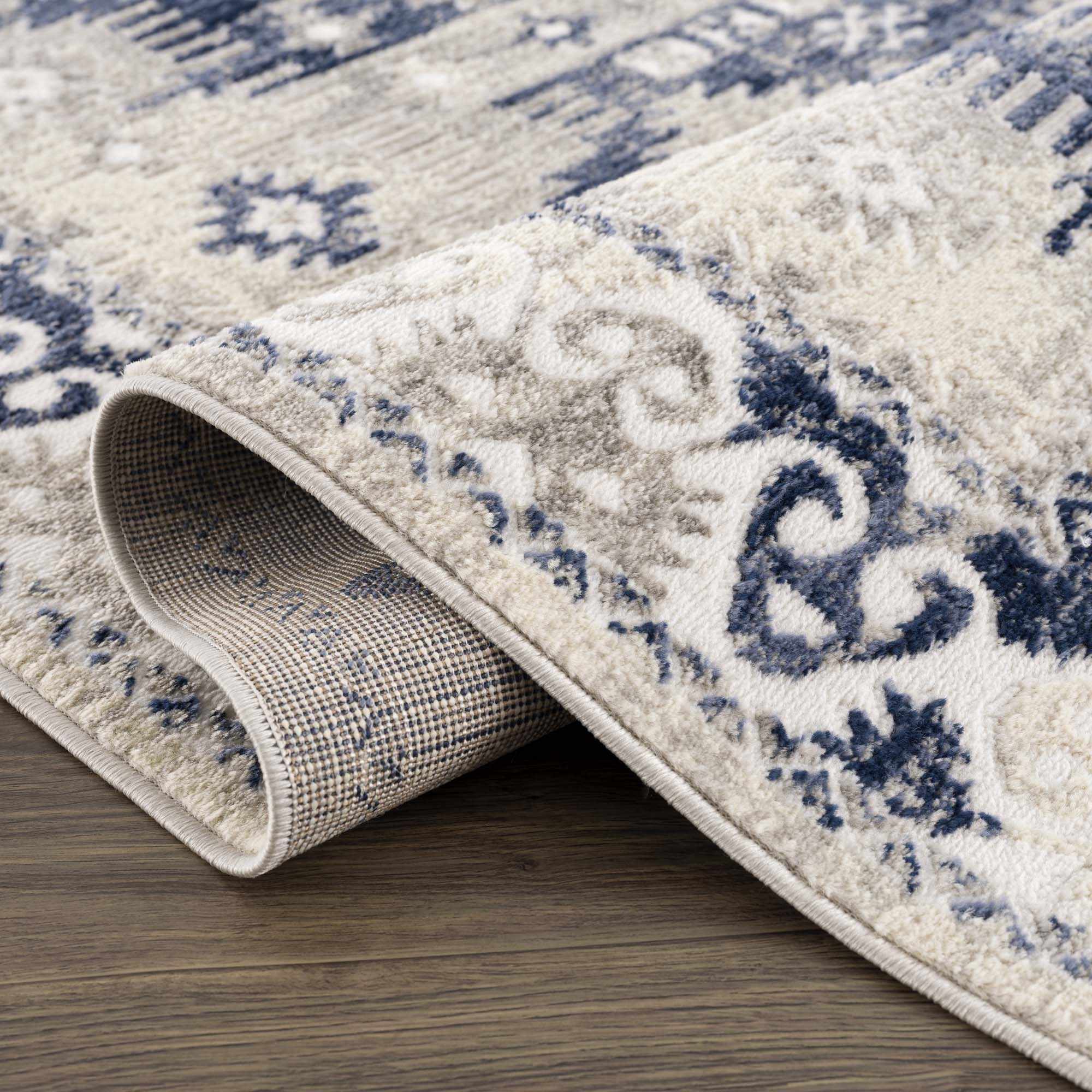 Bindi Navy Area Rug - Clearance - Bibenanova