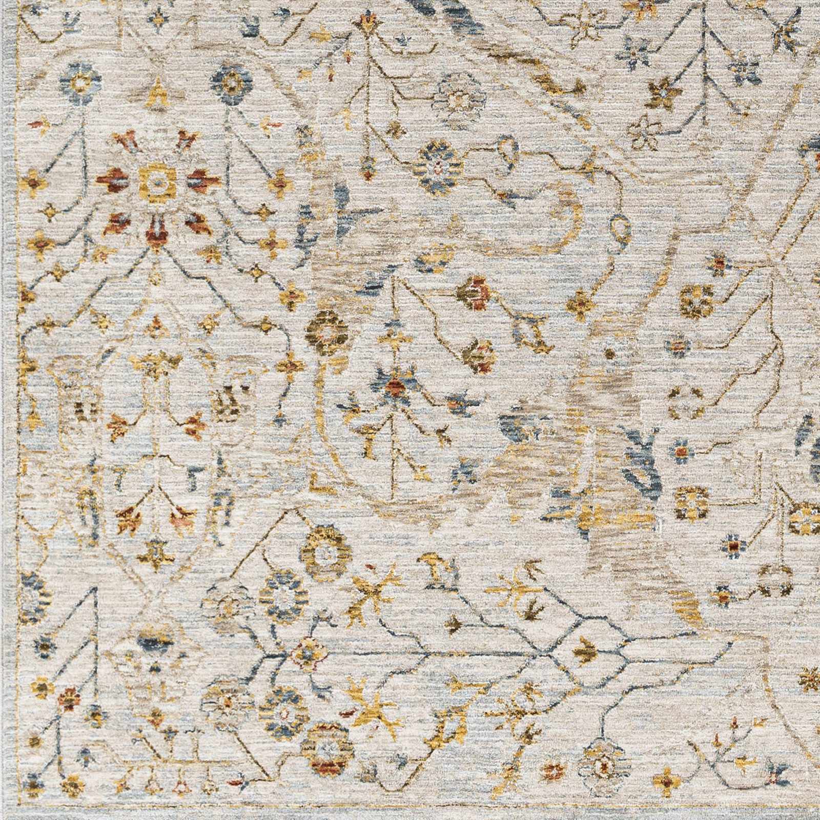Kabungahan Oushak Style Floral Rug - Bibenanova usa