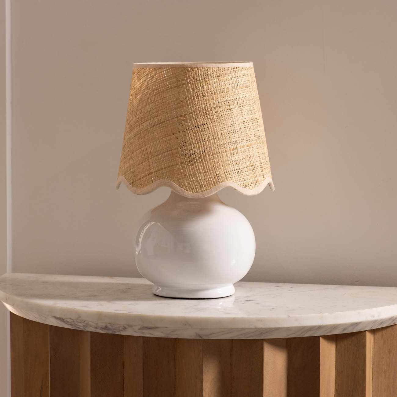 Theisseil Beige Table Lamp - Bibenanova usa