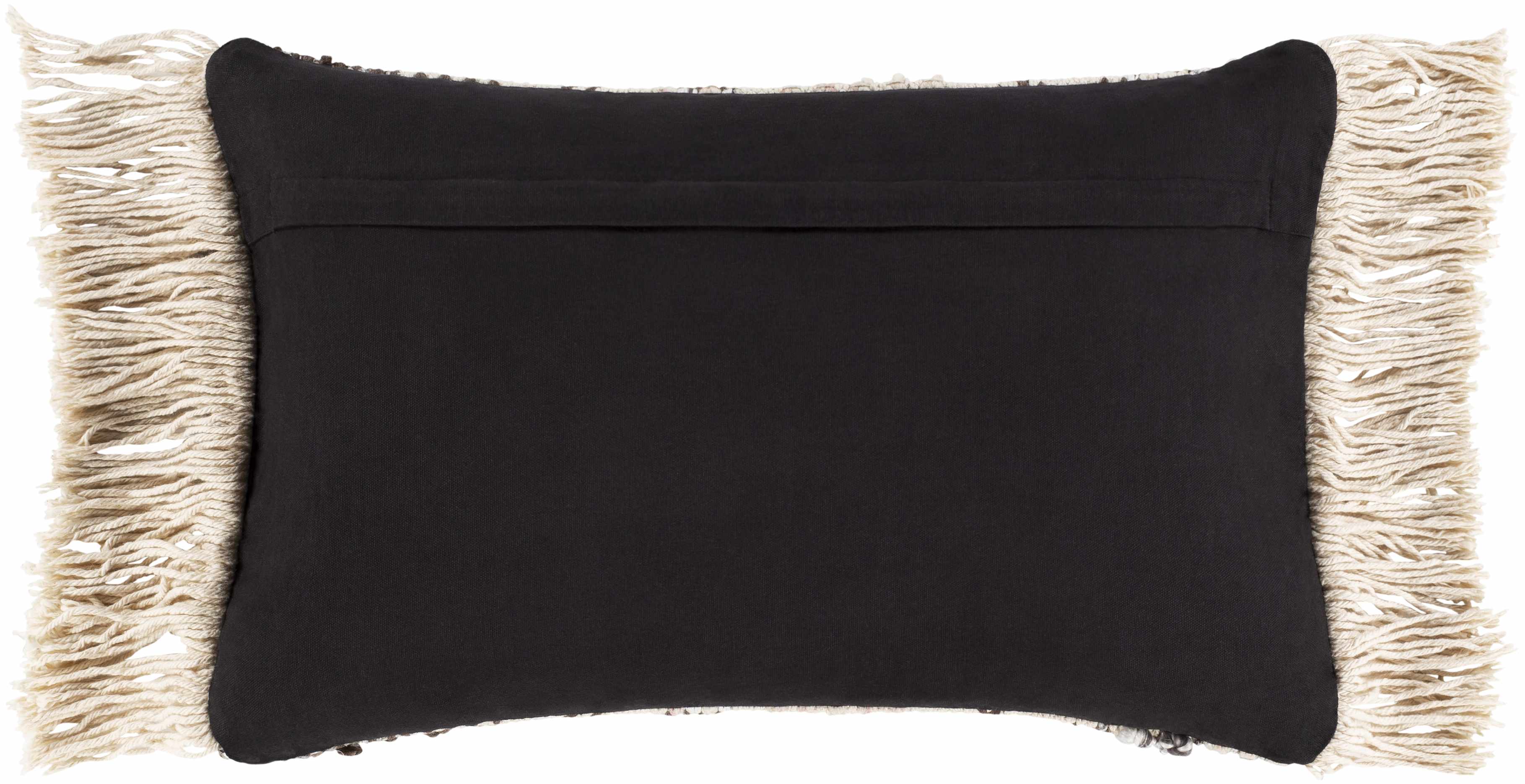 Lenorah Pink&White Textured Throw Pillow - Clearance - Bibenanova