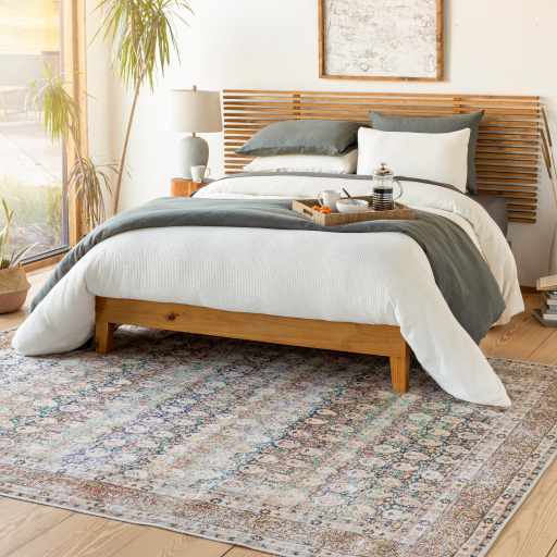 Maligaya Distressed Washable Rug - Clearance - Bibenanova usa