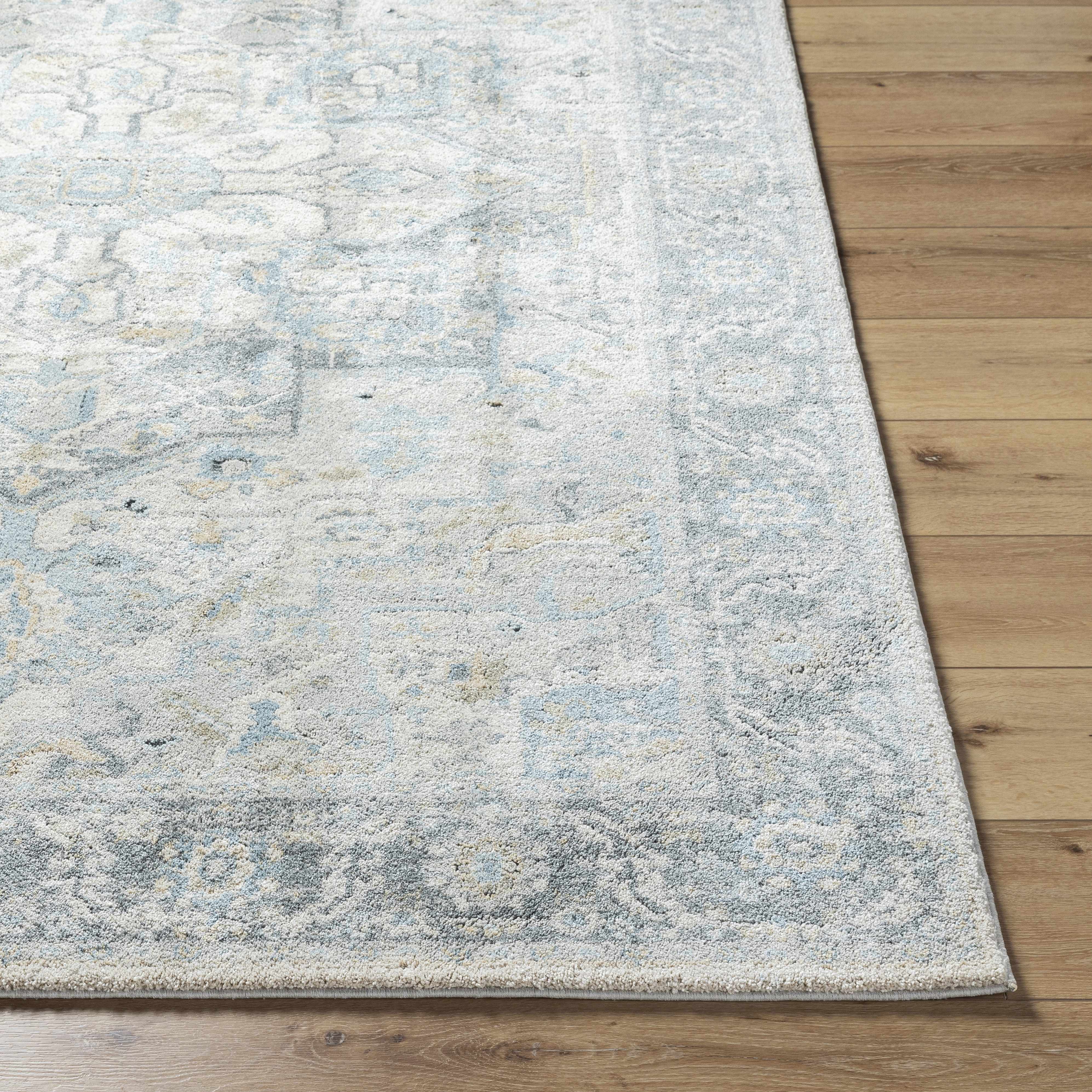 Akshay Light Gray Thick Luxe Area Rug