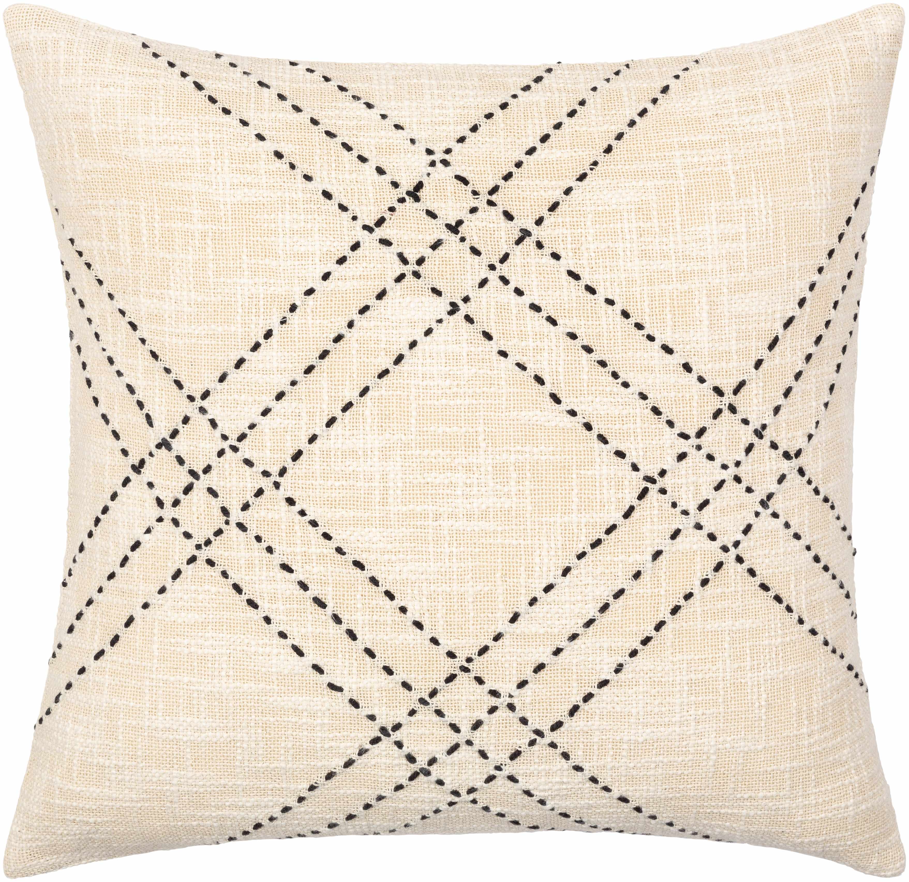 Rafi Cream Accent Pillow - Bibenanova