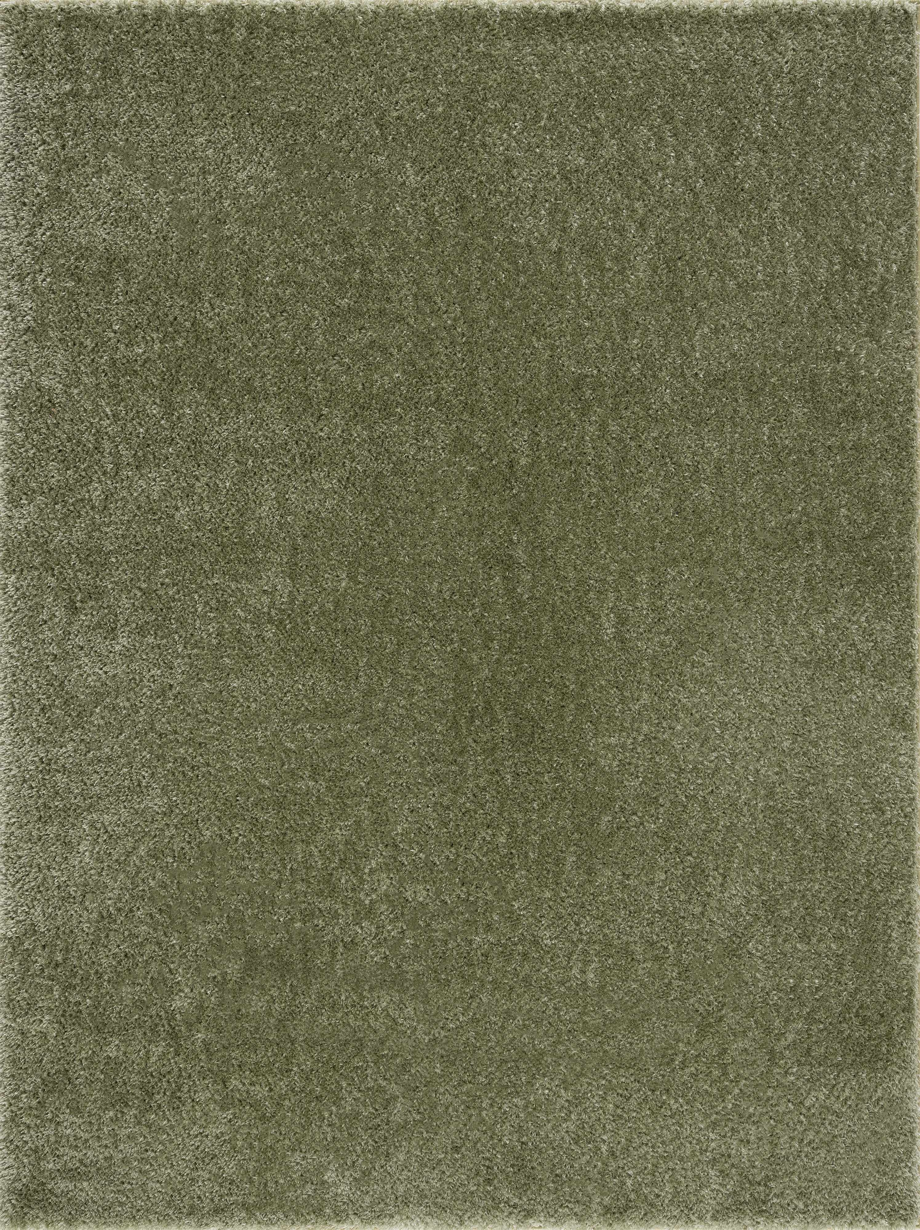 Heavenly Solid Green Plush Rug - Clearance - Bibenanova