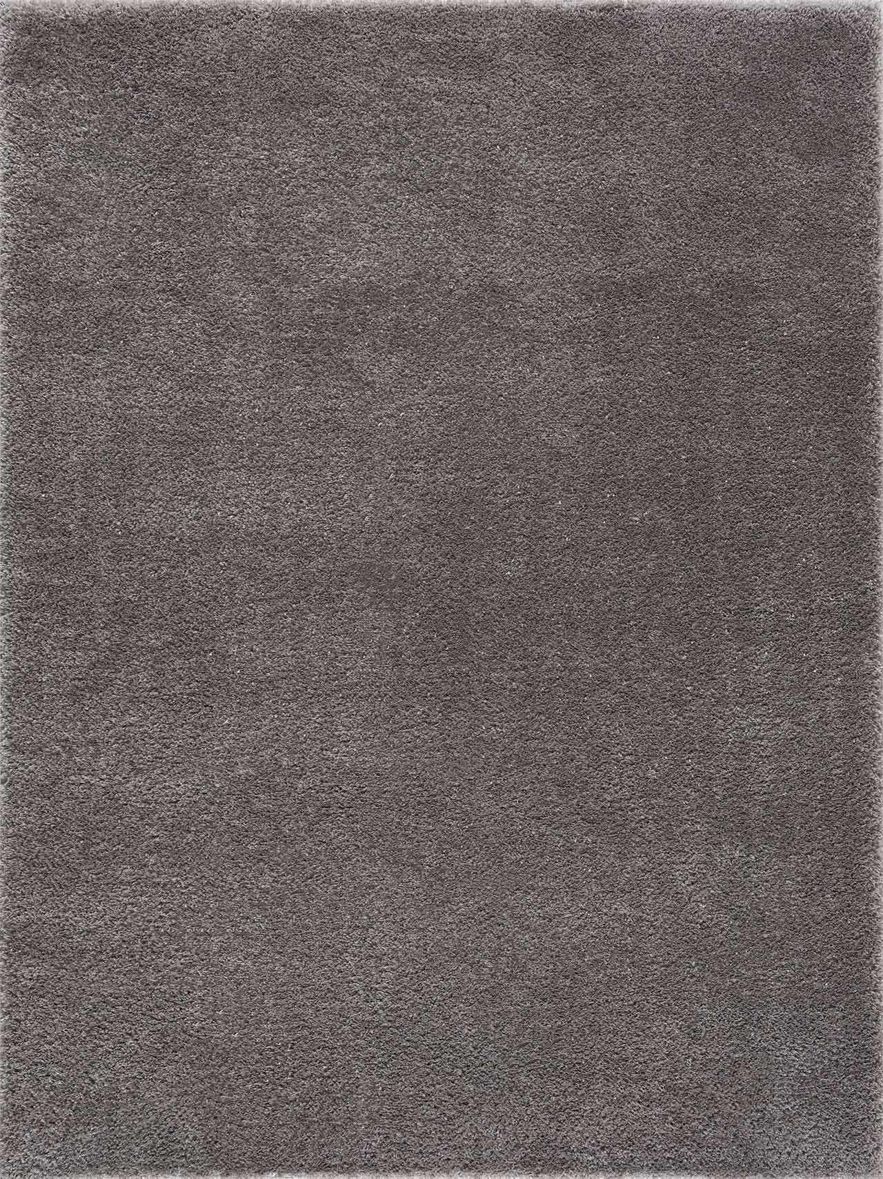 Heavenly Solid Gray Plush Area Rug - Bibenanova