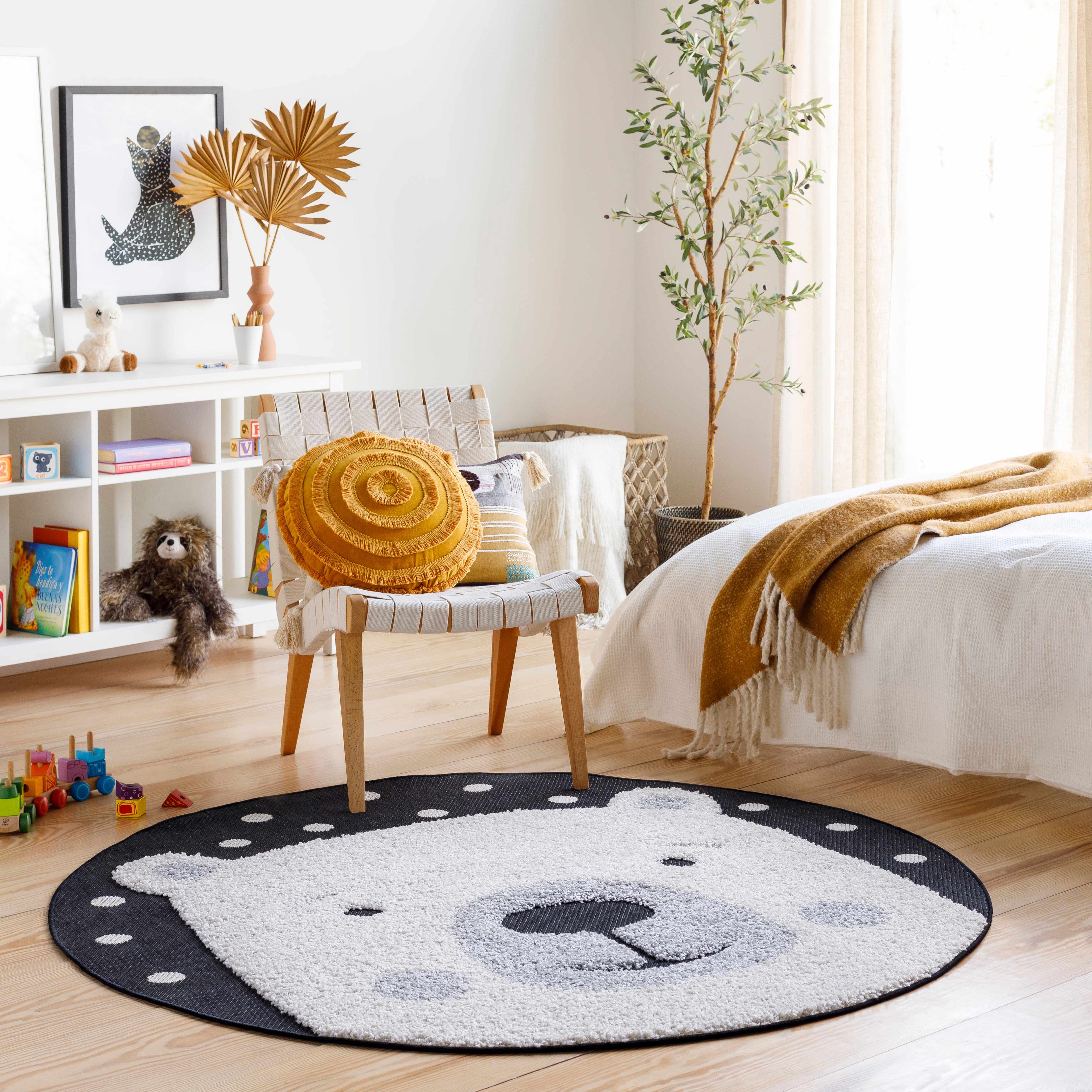 Kids Bear Animal Print Nursery Area Rug - Clearance - Bibenanova usa