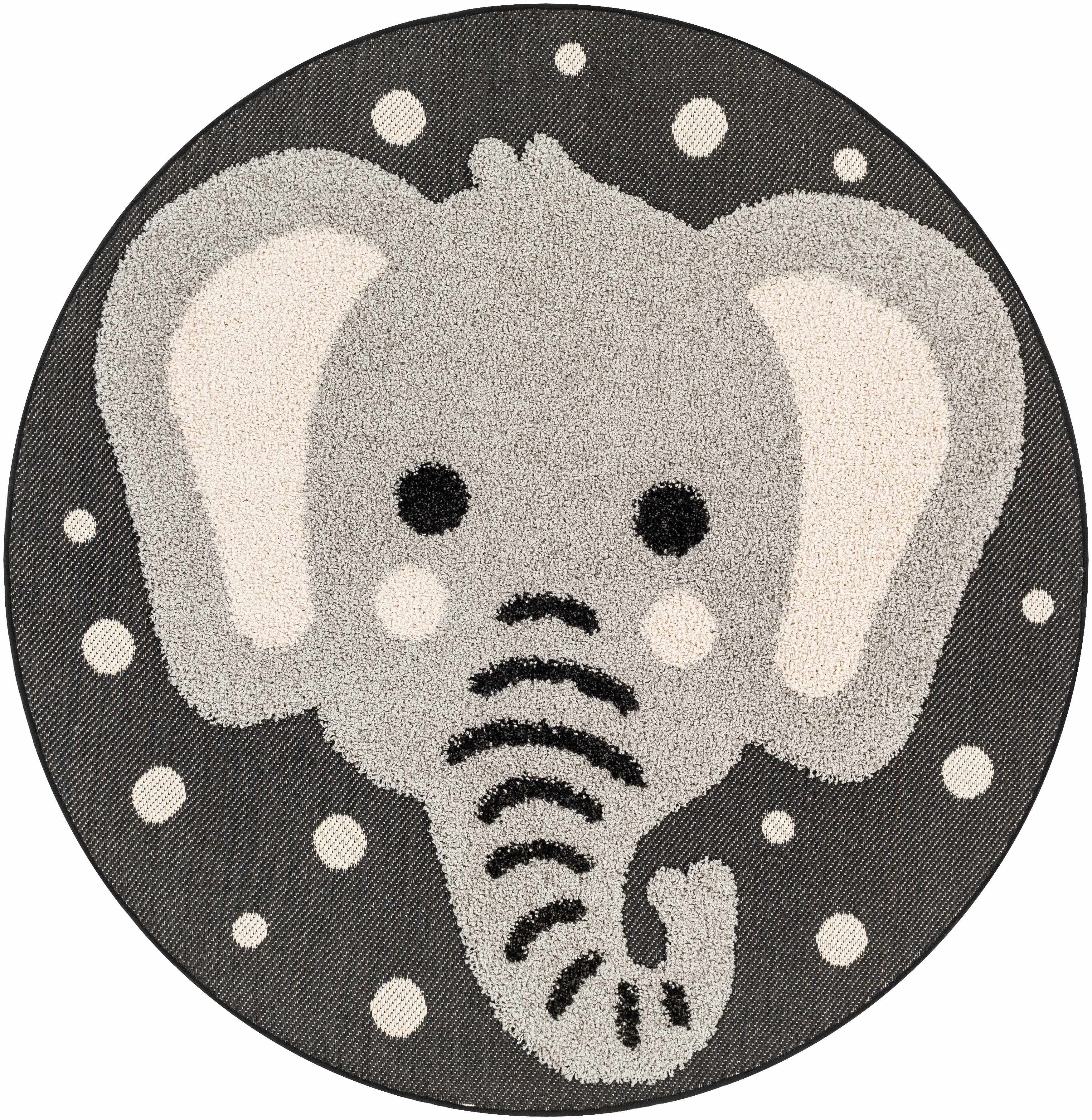 Kids Elephant Animal Print Nursery Area Rug - Clearance - Bibenanova usa