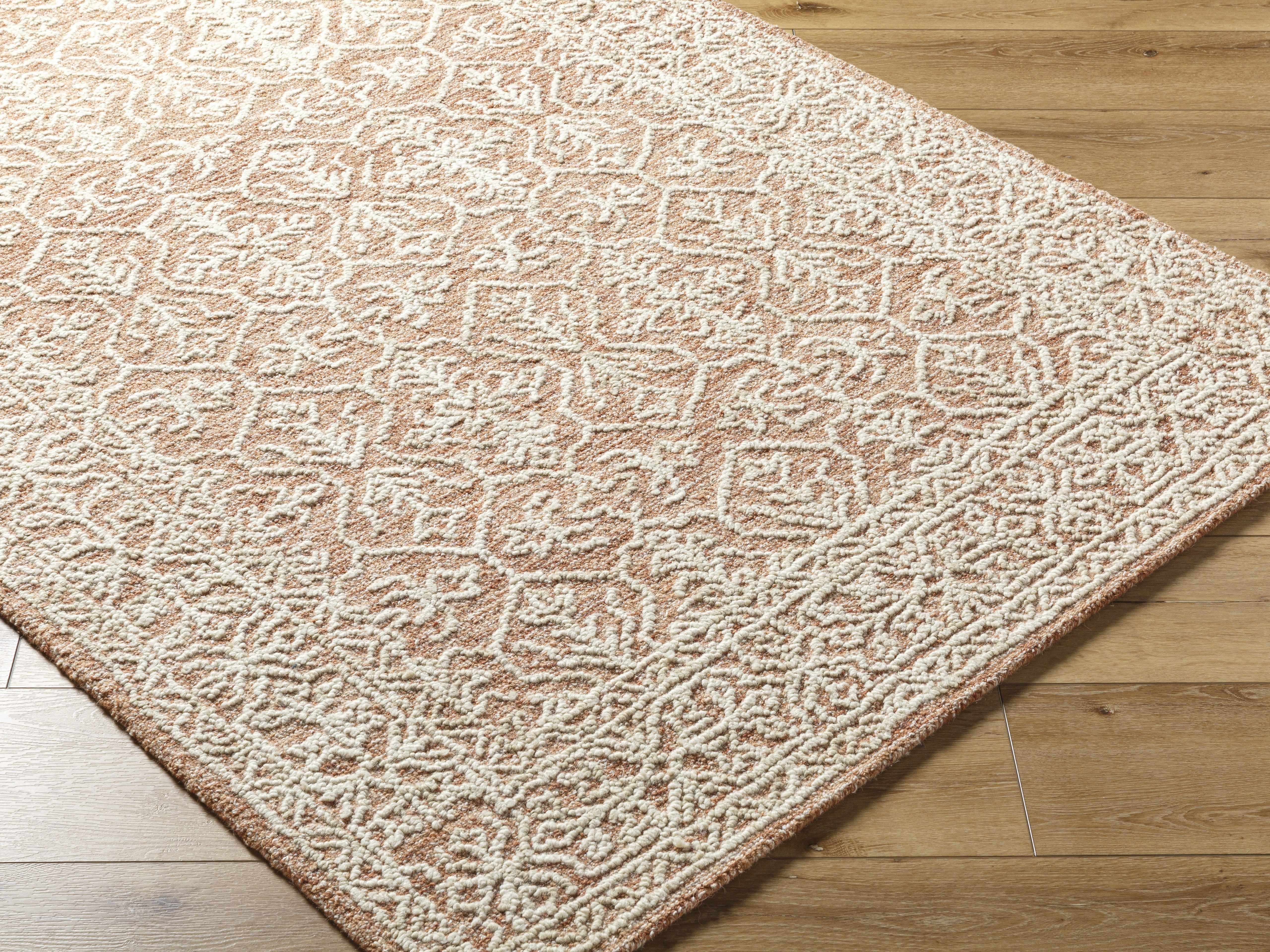 Yadid Brown Wool Area Rug - Bibenanova usa
