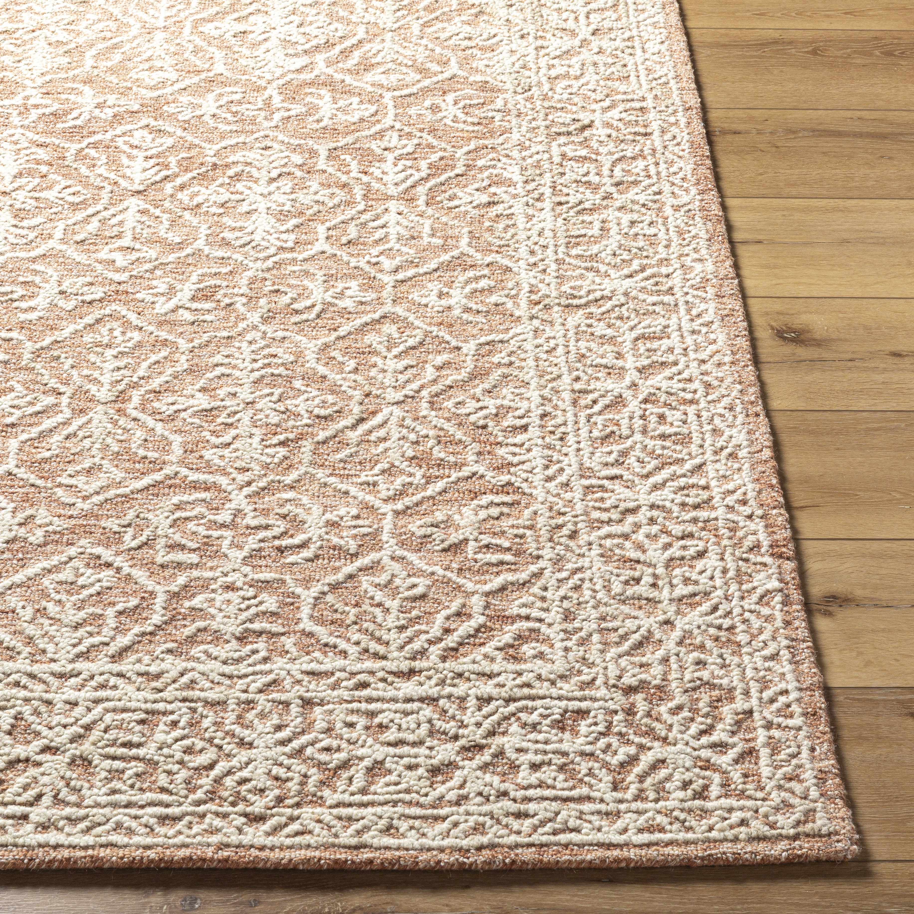 Yadid Brown Wool Area Rug - Bibenanova usa