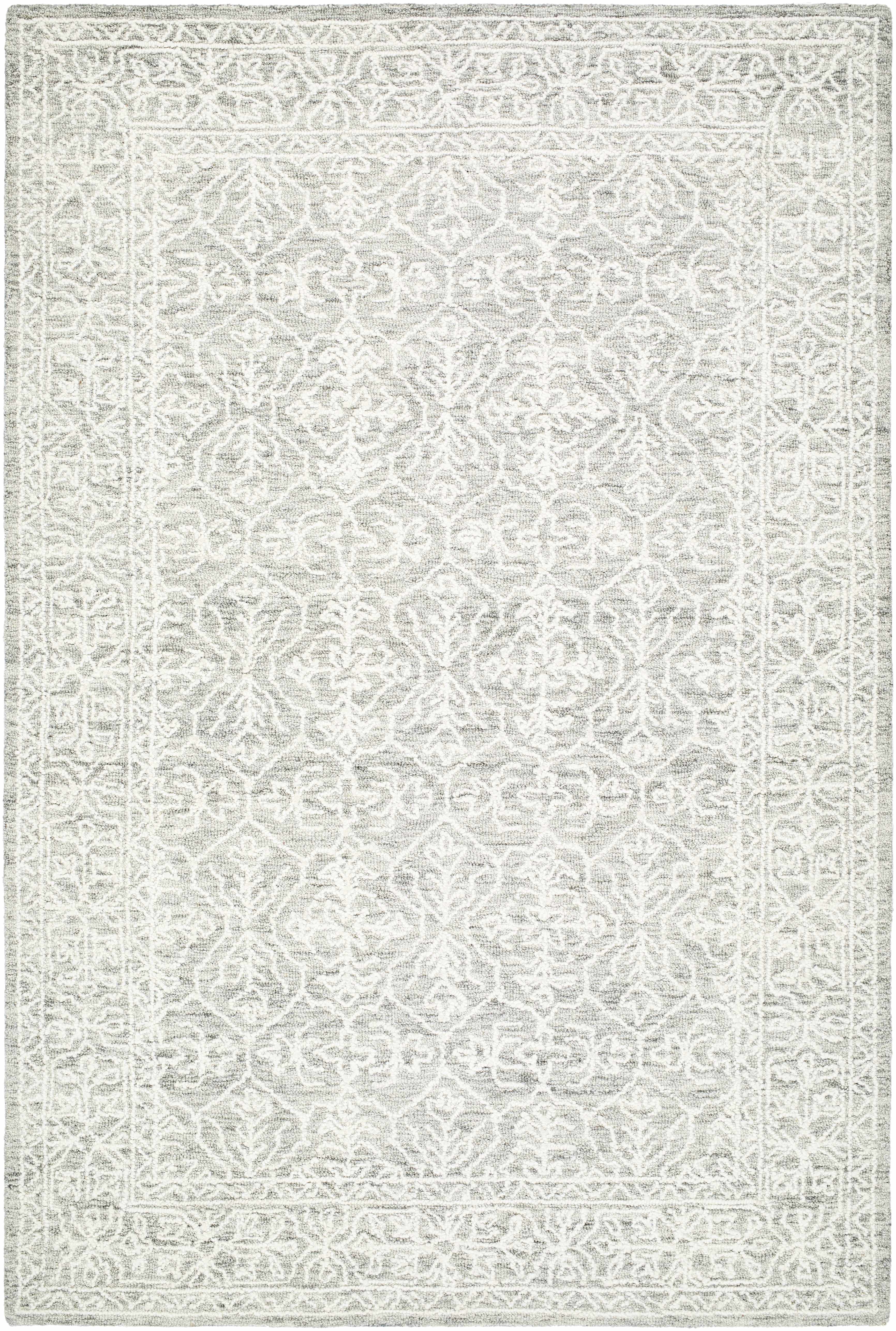 Yadid Gray Wool Area Rug - Bibenanova usa