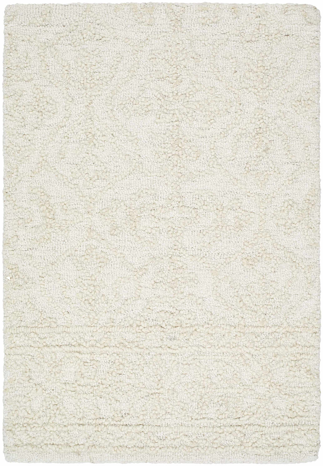 Yadid Cream Wool Area Rug